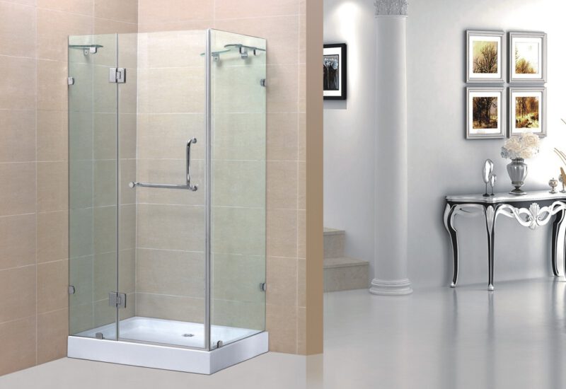 Hinged Bathroom Glass Shower Cabin with Cheap Prices