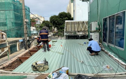 Dịch vụ lợp mái tôn tại Cái Răng
