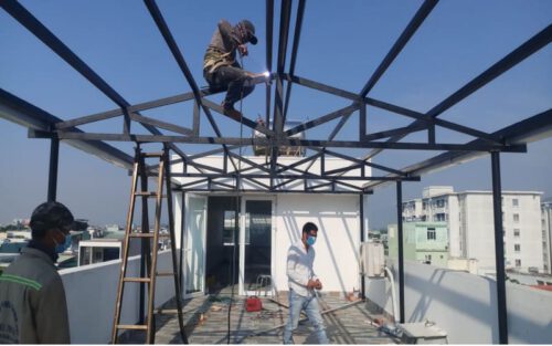 Dịch vụ lợp mái tôn tại Cờ Đỏ